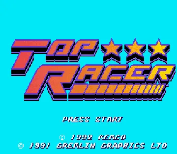 Top Racer (Japan) screen shot title